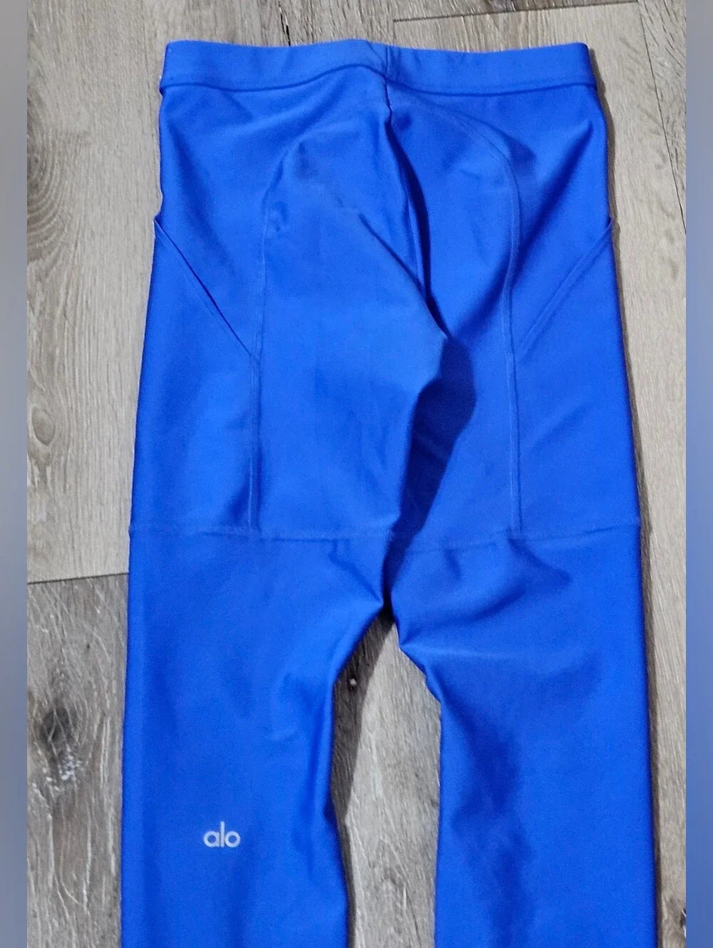 Alo Bright Blue High Waist Airlift 4 Pocket Utility Leggings Womens Size Small